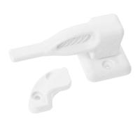 MOLUCKFU Loquet de Porte Pivotant en Nylon Blanc pour Camping-Car Loquet de Remplacement pour Compartiment et Armoire Verrou de Porte Résistant aux Intempéries Installation Simple pour