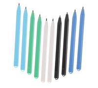 MOLUCKFU Lot de 10 Stylets pour Écrans Tactiles LCD, Polyvalents pour Tablette Graphique Et Bloc-Notes, en Plastique Solide, Couleur Variée, pour Écriture Et Dessin Numérique Ergonomique
