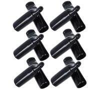 MOLUCKFU Lot de 12 Bouchons de Robinet en Caoutchouc Noir pour Tireuse à Bière, Protection Rapide Robinets de Bar Cuisine