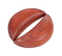 MOLUCKFU Lot de 2 Coupes de Divination en Bois de 3 Pouces Forme Croissant Lune Rouge Outil Fengshui Portable Coupe Sacrée Chinoise pour Décoration Hippie et Rituels Divinatoires