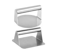 MOLUCKFU Lot De 2 Presses À Hamburger En Acier Inoxydable Antiadhésives Robustes Faciles À Utiliser