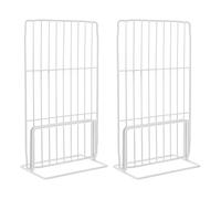 MOLUCKFU Lot de 2 Séparateurs Robustes en Fil Métallique 17X29 CM pour Congélateur Coffre Organisateur D’Étagères de Réfrigérateur Séparateurs de Rangement Optimisant la Circulation