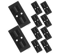 MOLUCKFU Lot de 20 Clips de Gestion de Câbles Auto-Adhésifs Noirs Support Mural Résistant aux Intempéries pour Câbles de Données Fils Électriques et Lampes Organisateur Polyvalent pour