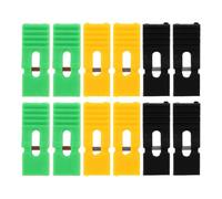 MOLUCKFU Lot de 30 Bonnet Court 2,54 Mm Espacement pour Circuits Imprimés, Connecteurs Ouverts et Fermés, Couleurs Noir, Vert, Jaune, Accessoires DVD et Disques Durs, Compatibles Projets