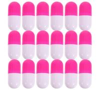 MOLUCKFU Lot de 30 Capsules Médecin Imitation pour Garçon et Filles 1-3 Ans, Capsules en Plastique Léger Rose, Jeu D’éveil Éducatif pour Tout-Petits, Développement Motricité Fine et Jeu