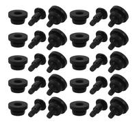 MOLUCKFU Lot de 30 Vis Moletées de Fixation Anti-Vibrations pour Disque Dur 25 Pouces SSD et Disque Mécanique Vis d'Ordinateur PC Résistantes à L'Usure Absorption des Chocs pour Montage