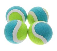 MOLUCKFU Lot de 4 Balles Collantes à Ventouse 635 CM pour Garçon et Filles Balle de Jeu à Lancer et Attraper Surface en Flanelle Intérieur Plastique Élastique Couleur Aléatoire