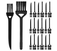 MOLUCKFU Lot de 40 Mini Brosses en Nylon pour Clavier Manches Ronds et Plats Brosse d'Entretien d'Ordinateur Portable Outil de Nettoyage Polyvalent pour Électronique et Objectifs Kit