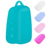 MOLUCKFU Lot de 5 Housses de Brosse à Dents en Silicone Protection Anti-Poussière et Anti-Déformation Couleurs Assorties Blanc Rose Bleu Océan Bleu Ciel et Fuchsia Étui de Voyage