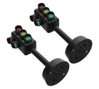 MOLUCKFU Lot de 5 Modèles Miniatures de Feux de Signalisation Lumineux et Sonores pour Garçon et Filles, Éducatif D’éveil la Sécurité Routière, Adapté pour Apprentissage Préscolaire