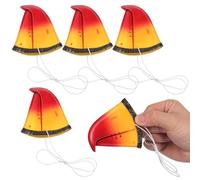 MOLUCKFU Lot de 5 Set de Accessoires Décoratifs Nez Perroquet Remplaçable, Petit Embout Nez Animal en Matériau Sûr et Réutilisable, Accessoires Cosplay Fête Déguisement Oiseaux, Légers