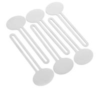 MOLUCKFU Lot de 6 Presse-tubes Métalliques pour Dentifrice, Taille 9x2,5 Cm, Outil Presse-tube Polyvalent pour Crèmes, Colle et Cosmétiques, Accessoire Pratique pour Réduire le Gaspillage