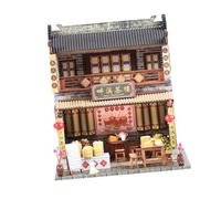 MOLUCKFU Maquette Maison Chinoise DIY et Modèle de Maison Style Lingnan Assemblage pour Décoration Intérieure