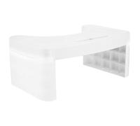 MOLUCKFU Marchepied De Toilette Antidérapant pour Adultes Repose Compact Et Léger Banc Salle De Bain pour Améliorer Le Confort Posture Au Toilettage pour Toute La Famille