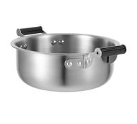 MOLUCKFU Marmite à Nouilles Ramen Coréenne 1600ml en Acier Inoxydable avec Double Poignée, Casserole à Induction 20cm pour Soupes, Pâtes et Ragoûts, Usage Polyvalent la Cuisine Maison