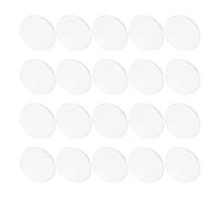 MOLUCKFU Mrgu Lot de 20 cache-spots en verre transparent résistant à la chaleur pour projecteur extérieur LED durable Verre de rechange facile à monter