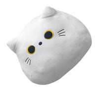 MOLUCKFU Oreiller Chat Noir Japonais Décoratif Coussin Mignon pour Bureau et Câlin Chat Souple pour Intérieur et Photo Créative Décoration Saisonnière pour Thanksgiving et Noël