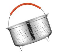 MOLUCKFU Panier Vapeur Acier Inoxydable Épaissi pour Cuiseur Électrique Support Vapeur Robuste avec Fins pour Légumes Riz et Extérieur