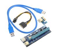 MOLUCKFU Pcie Riser Card Extension Câble Alimentation et Câble USB pour Stable de Données Rapide et Installation Facile