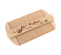MOLUCKFU Peigne en Bambou Double Face Vintage pour Garçon et Filles et Chats, Dents Ultradenses pour Élimination des Pellicules et Lentes sur Cheveux Épais