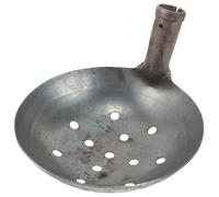 MOLUCKFU Pelle à Tamis en Fer Design Vertical et Perforé Robuste pour Nettoyage des Boues et Débouchage des Drains Grosse Capacité pour Chantier et Maintenance