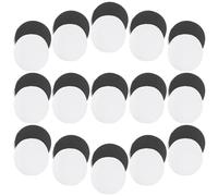MOLUCKFU Pièces de Dames Backgammon Rondes Noires et Blanches 30 Pcs Accessoires de Jeu Pratiques pour Jeux de Société Remplacements D’Échiquier Jetons Backgammon Adaptés aux Parties