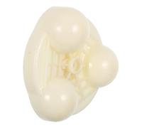 MOLUCKFU Pièces Détachées pour Fauteuil de Massage - Tête de Massage Dorsal 3 Points en Plastique - Mécanisme de Rouleaux Pétrissants pour Masseur Corporel Complet et Masseur de Nuque -