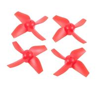 MOLUCKFU Pièces pour Mini Quadricoptère Hélice à 4 Pales Rouge Ensemble De 4 Pièces Accessoires pour Drone Modèles H36 E010 pour Mini Drone Loisir
