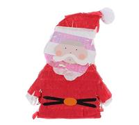 MOLUCKFU Piñata de Noël Père Noël en Papier Écologique Amusant pour Garçon et Filles Coffret Présent Festif à Remplir de Bonbons Accessoire Ludique Extérieur