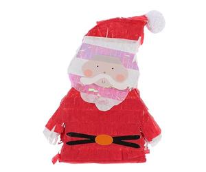 MOLUCKFU Piñata de Noël Père Noël en Papier Écologique Amusant pour Garçon et Filles Coffret Présent Festif à Remplir de Bonbons Accessoire Ludique Extérieur
