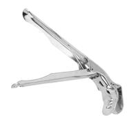 MOLUCKFU Pince à Plaque Chauffante Acier Inoxydable Anti-brûlure avec Poignée Isolante Clip Ergonomique pour Bol Chaud Assiette Plat et Plateau Résistante Chaleur