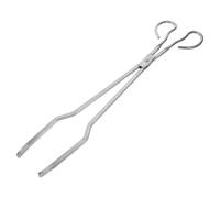 MOLUCKFU Pinces à Bûches Robustes Acier Inoxydable pour Cheminée Foyer Extérieur et Feu de Camp Outil de Ramassage Portable pour Barbecue et Poêle