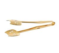 MOLUCKFU Pinces Alimentaires en Acier Inoxydable 304 Épaissies et Allongées Pinces Apéritifs Antidérapantes de Chat Doré Mini Polyvalentes pour Buffet et Service Traiteur