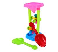 MOLUCKFU Plage pour Garçon et Filles Sablier en Plastique Léger et Coloré Roue à Sable Eau Toupie pour Tamisage du Sable Divertissement Éducatif pour Jeu en Bord de Mer Couleur Aléatoire