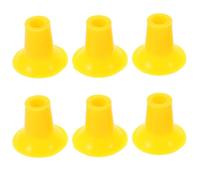 MOLUCKFU Plaques à Ventouse Application Polyvalente en Plastique Lot de 6 Jaunes Facile à Utiliser pour Outil D'aspiration des Soupapes Moteur pour Réparation Automobile
