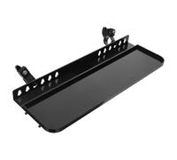 MOLUCKFU Plateau de Chevalet Amovible en Plastique Léger Noir, Plateau de Remplacement Portable pour Rangement Professionnel D'outils de Peinture