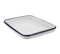 MOLUCKFU Plateau Rétro Rectangulaire pour Four Roaster Antiadhésif Cuisson et Service Facile à Nettoyer Design Vintage pour Cuisine Classique