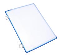MOLUCKFU Pochette Suspendue pour Documents A4 Plastique Transparente | Classeur Mural pour Courrier et Devoirs, Accès Simple, Bureau Net ffichage, Format A4