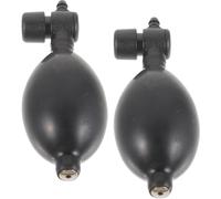 MOLUCKFU Pompe à Air Sphygmomanomètre 2 Balles en Latex Valve de Pression, Poire Gonflable pour Tensiomètre et Irrigation Nasale, Usage et Domestique