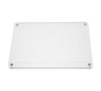 MOLUCKFU Porte-Cartes Magnétiques Transparent en Acrylique Support à 2 Compartiments pour Cartes à Collectionner 35-75Pt Étui Protecteur 4 Aimants Présentoir Portable pour Cartes de