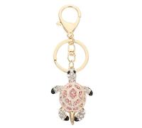 MOLUCKFU Porte-clés en Métal Zingué de Tortue Chic Pendentif Délicat pour Décoration de Clés et Paquet, Cadeau pour Fête ou Distribution