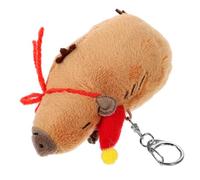 MOLUCKFU Porte-clés Peluche Cochon Pendentif Doux Coton PP Décoration Sac ou Clé Cadeau pour Garçon Fille et Adultes