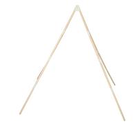 MOLUCKFU Poteaux en Bois Massif pour Tentes d'Garçon et Filles Supports Triangulaires Solides Barres de Support Rondes Robustes pour Cabanes de Jeu et Tipis Pièces de Rechange
