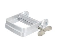 MOLUCKFU Presse-tube Dentifrice et Décoloration Capillaire en Alliage D'aluminium, Presseur Manuel Métal Argenté, Tube Aluminium, Distribution Précise, Usage Salon de Coiffure et Salle