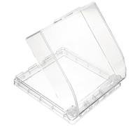 MOLUCKFU Protection Pluie 11,5x10x4,5 cm Cache-Sonnette en Plastique pour Boîtier de Sonnerie Usage Extérieur Résidentiel