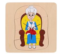 MOLUCKFU Puzzle en Bois à Plusieurs Couches Montessori pour Garçon et Filles D’Éveil Éducatif Cycle de Vie Humain Puzzle Anatomie Fille Ludique et Apprentissage par Étapes