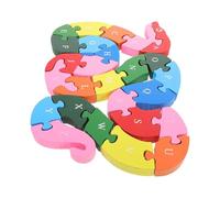 MOLUCKFU Puzzle en Bois Alphabet et Chiffres 26 Lettres Colorées pour Garçon et Filles Montessori Éducatif Stem, Blocs ABC en Bois pour Motricité Fine et Apprentissage Préscolaire, Jeu