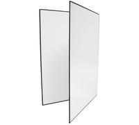 MOLUCKFU Réflecteur Photo Pliable A3 en Carton Robuste Blanc Noir Argenté, Panneau Réfléchissant pour Photographie Nature Morte et Studio, Accessoire D’éclairage Portable pour Produit