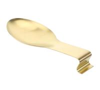 MOLUCKFU Repose-cuillère Acier Inoxydable Robuste Support de Louche et Cuillère de Cuisine Résistant Chaleur Plateau pour Poser Cuillères et Ustensiles Facile à Nettoyer et Réutiliser