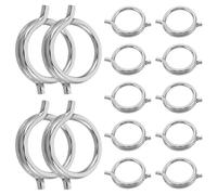 MOLUCKFU Ressorts de Torsion pour Cisailles à Volailles, Ressorts de Rechange Robustes pour Ciseaux Cuisine, Grand Modèle 2.0 Mm de Diamètre, Lot de 15 Pièces, Accessoire de Remplacement